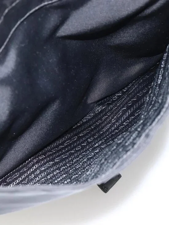 PRADA Shoulder Bag Nylon Black Silver Auth bs32792 - Picture 13 of 16
